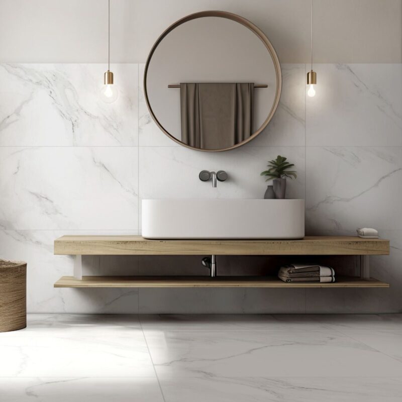 Gạch ốp tường nhà tắm đẹp – Xu hướng thiết kế & cách chọn chuẩn năm 2025 1