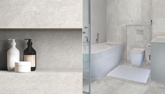 Gạch khổ lớn ốp tường nhà tắm