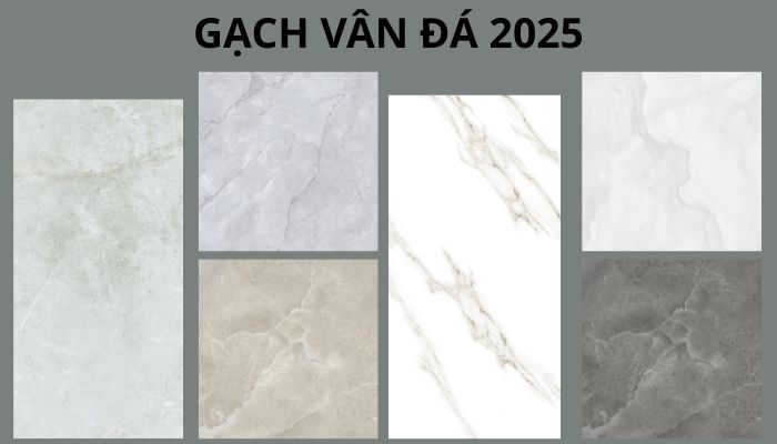 Một số mẫu gạch vân đá 2025