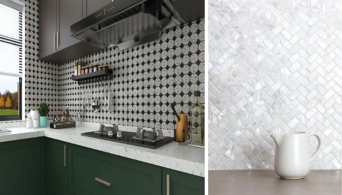 Sử dụng gạch mosaic vào không gian phòng bếp