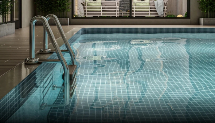 Sử dụng trong không gian bể bơi