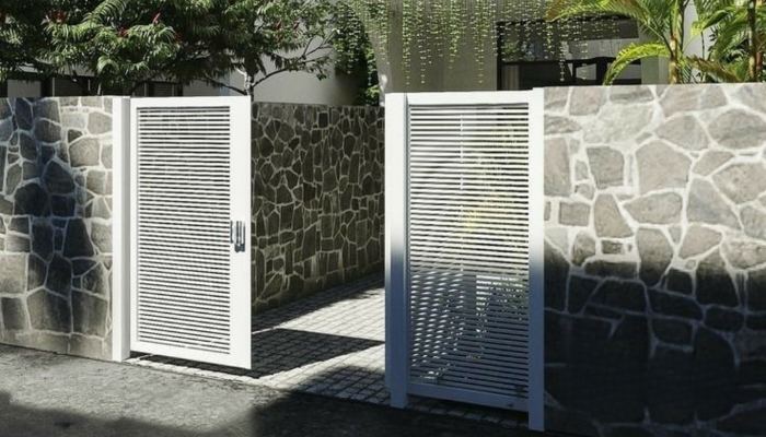 Gạch ốp cổng giá đá tự nhiên chân thực