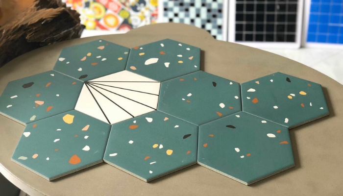 Gạch lục giác trang trí đang là xu hướng mới của các công trình quán cà phê, quán ăn