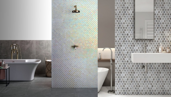 Gạch mosaic cao cấp mang đậm chất nghệ thuật, tạo nên không gian sang trọng, đẳng cấp
