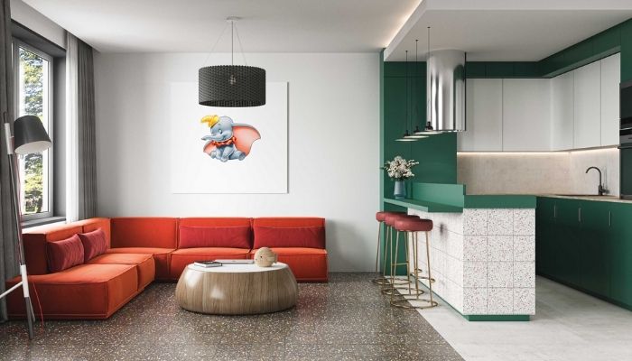 Gạch Terrazzo - Giải Pháp Tối Ưu Chi Phí Và Bền Vững Cho Không Gian Sống Của Bạn 14 Gạch terrazzo hình vuông là loại phổ biến rộng rãi