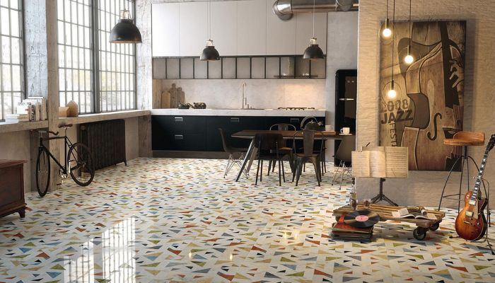 Gạch Terrazzo - Giải Pháp Tối Ưu Chi Phí Và Bền Vững Cho Không Gian Sống Của Bạn 20 Gạch terrazzo phong cách nghệ thuật đầy sáng tạo và độc đáo