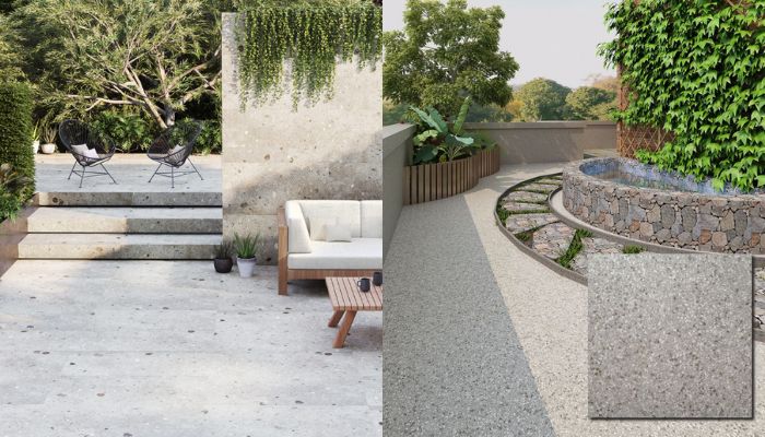 Gạch Terrazzo - Giải Pháp Tối Ưu Chi Phí Và Bền Vững Cho Không Gian Sống Của Bạn 5 Gạch terrazzo là sự lựa chọn tối ưu cho không gian ngoài trời