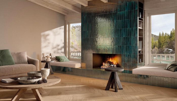 Thể hiện phong cách thiết kế của gia chủ qua đa dạng loại gạch với phong cách kiến trúc