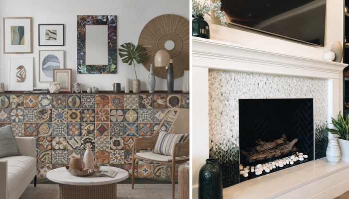 Gạch mosaic với hiệu ứng thị giác cao cấp, tinh xảo từng chi tiết