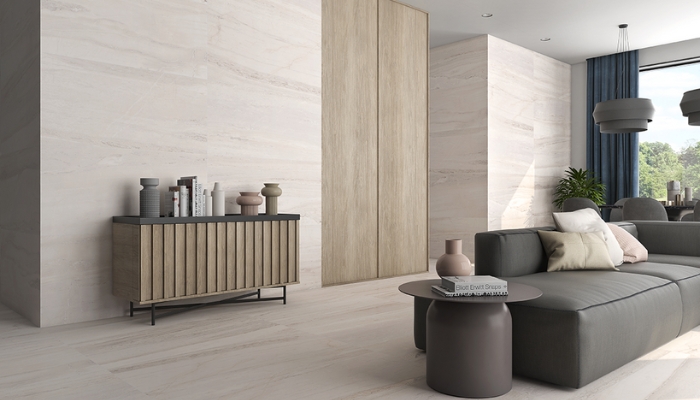 Gạch vân gỗ tạo ra hiệu ứng thị giác và xúc giác như gỗ tự nhiên