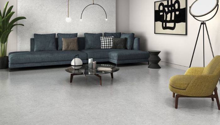 Gạch 80x80: Bảng Giá Mới Nhất, Mẫu Đẹp Và Kinh Nghiệm Chọn Gạch 2025 24 Gạch lát nền 80x80 vân đá đưa vào không gian phòng khách