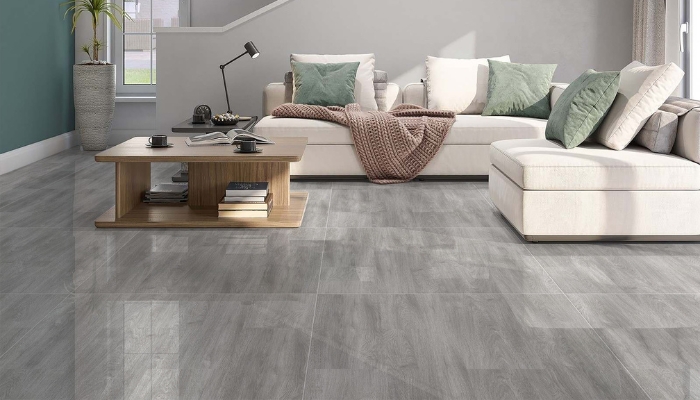 Gạch 80x80: Bảng Giá Mới Nhất, Mẫu Đẹp Và Kinh Nghiệm Chọn Gạch 2025 13 Mẫu gạch lát nền phòng khách 80x80 màu xám
