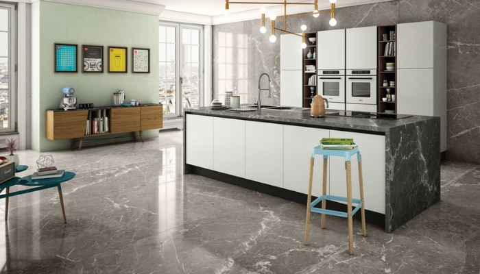 Gạch khổ lớn giúp _ăn gian_ diện tích cho không gian của bạn