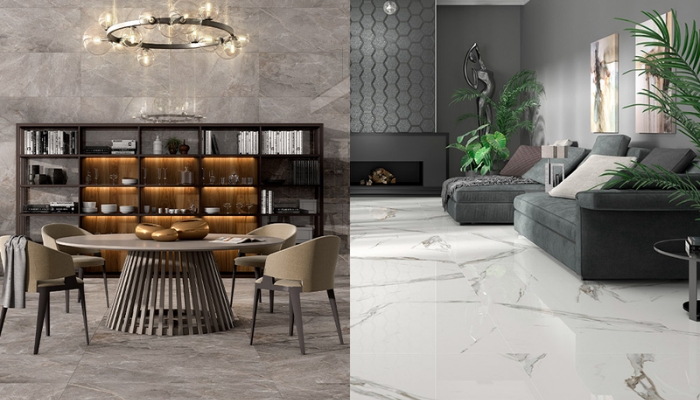 Vân marble, vân mây,... được ưa chuộn