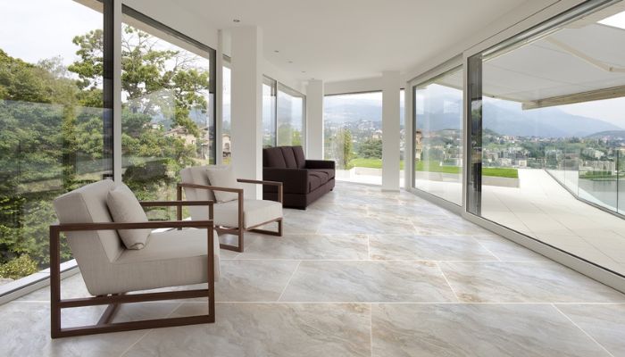 Gạch Lát Nền Prime - Giải Pháp Hoàn Thiện Không Gian Sống Hiện Đại 10 Kích thước gạch khổ lớn 60x120 thường được lát nền cho những công trình có diện tích lớn