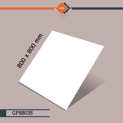 Gạch Taicera - GP88035 - Super White- White Body Tiles Series 1 GP88035