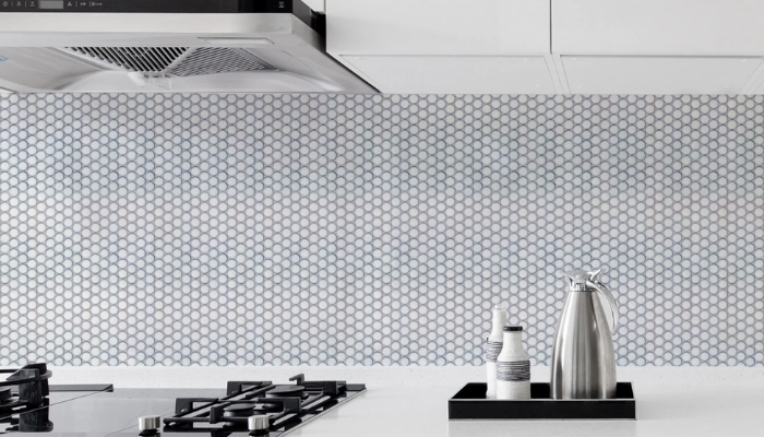 Gạch trang trí mosaic bi tròn