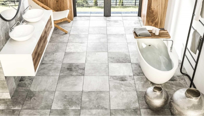 Sử dụng kích thước gạch lát nền 30x30 vân xi măng đang là xu hướng mới 2025