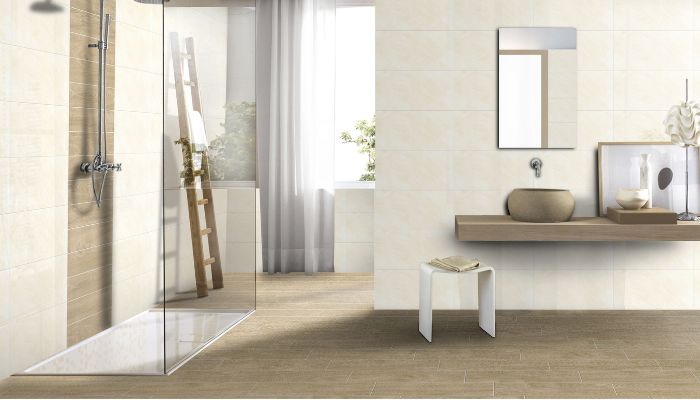 Gạch ceramic Taicera ốp tường nhà tắm